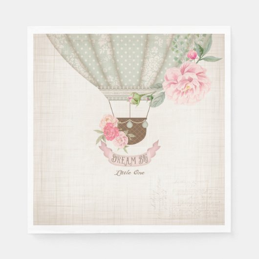 Dream Big Little One Baby Napkin Servet (Voorkant)