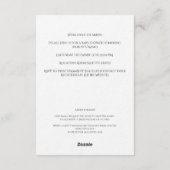 Dream Big, Little One – Baby Shower  Kaart (Achterkant)