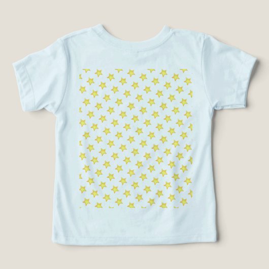 Dream Big Little One Blue Baby Boy Eerste Verjaard (Design achterkant)