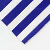 Dream Big Little One Child Name Navy Blue Fleece Deken (Hoek)