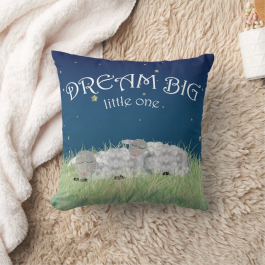 Dream Big Little One Cute Nursery Art Kussen (Deken)