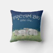 Dream Big Little One Cute Nursery Art Kussen (Achterkant)