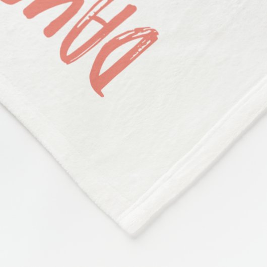 Dream Big, Little One Fleece Deken (Hoek)