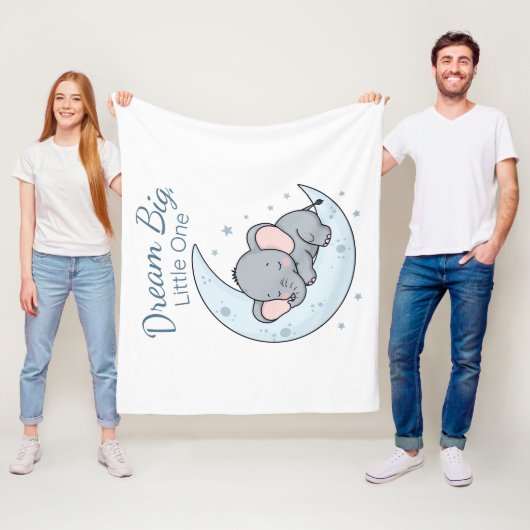 Dream Big, Little One Fleece Deken (In situ)