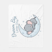 Dream Big, Little One Fleece Deken (Voorkant)