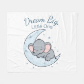 Dream Big, Little One Fleece Deken (Voorkant (Horizontaal))