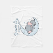 Dream Big, Little One Fleece Deken (Voorkant)