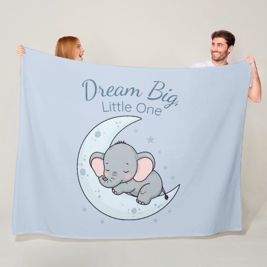 Dream Big, Little One Fleece Deken (In situ)