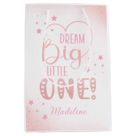 Dream Big Little One Heart Sleepy Beer Birthday Medium Cadeauzakje