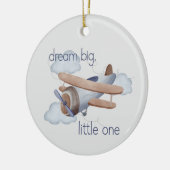 Dream Big, Little One Keramisch Ornament (Links)