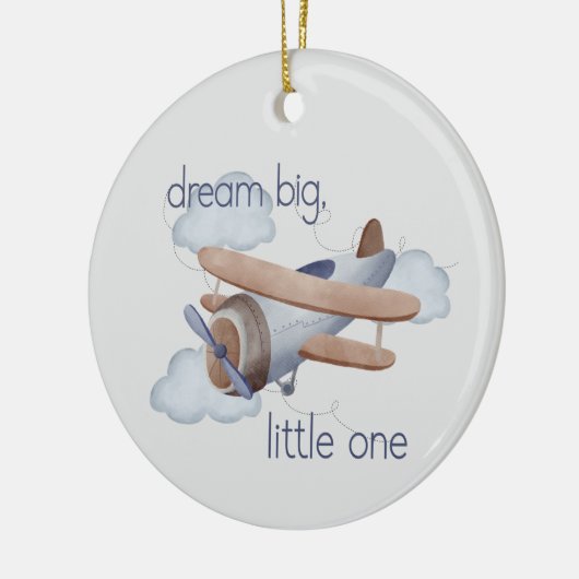 Dream Big, Little One Keramisch Ornament (Links)