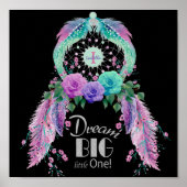 Dream Big Little One met DIY Monogram Poster (Voorkant)