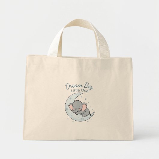 Dream Big, Little One Mini Tote Bag (Voorkant)