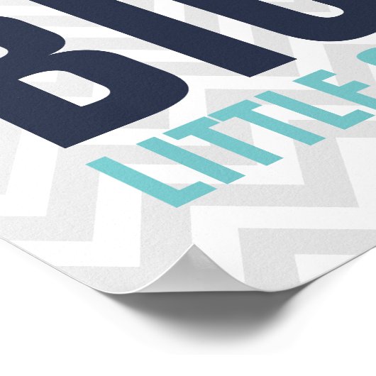 Dream Big Little One Nursery Poster (Hoek)