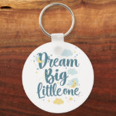 "Dream Big Little One" Nursery Quote Sleutelhanger (Achterkant)