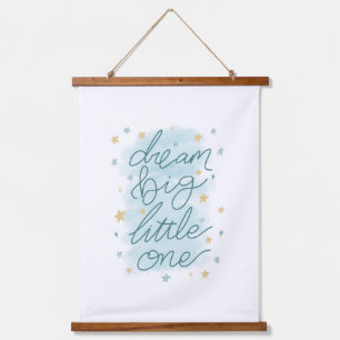 Dream Big Little One Pastel Stars Hangend Wandkleed