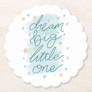 Dream Big Little One Pastel Stars Kartonnen Onderzetters
