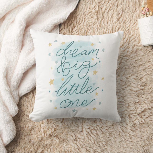 Dream Big Little One Pastel Stars Kussen (Deken)