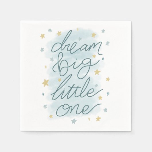 Dream Big Little One Pastel Stars Servet (Voorkant)