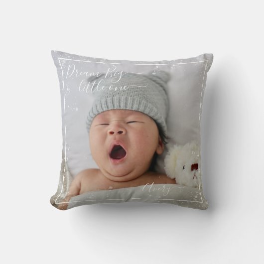 Dream big little one personalizable kussen (Voorkant)