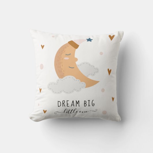 Dream big little one personated name cushion kussen (Voorkant)