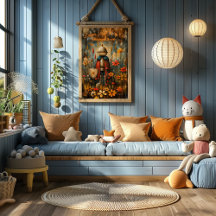 Dream Big, Little One - Póster Motivador infantil.