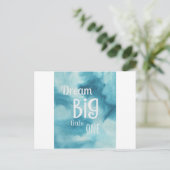 Dream Big Little One Quote Briefkaart (Staand voorkant)