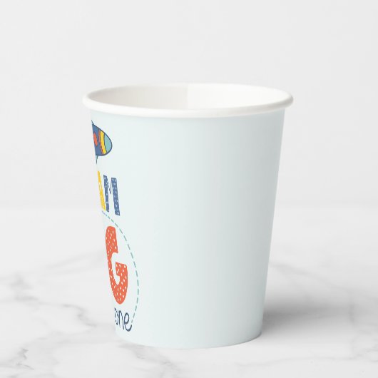 Dream Big Little One Rocket Papieren Bekers (Links)