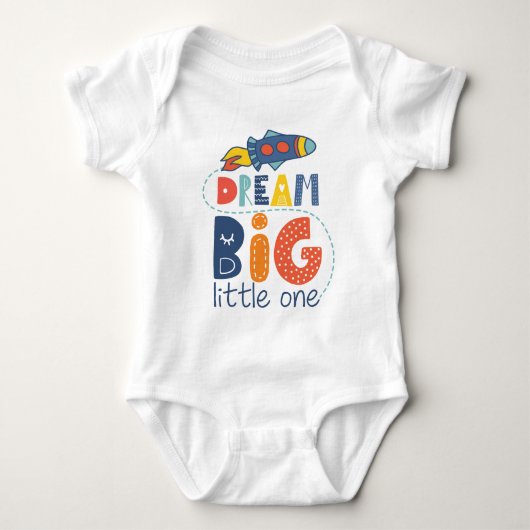 Dream Big Little One Rocket Romper (Voorkant)