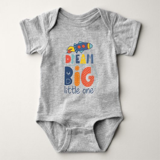 Dream Big Little One Rocket Romper (Voorkant)