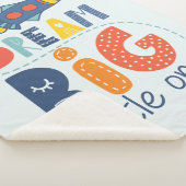 Dream Big Little One Rocket Sherpa Deken (3/4)