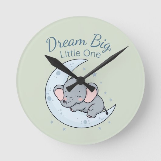 Dream Big, Little One Ronde Klok (Voorkant)