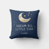 Dream Big Little Star Personalized Celestial Kussen (Voorkant)