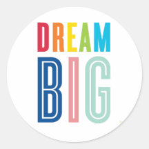 DREAM BIG LITTONE coole typografie heldere kleuren