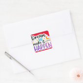 Dream Big - Make it Happen Sticker (Envelop)