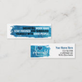 Dream Big Mini Card w/ I Heart Reference Back Visitekaartje (Voorkant / Achterkant)