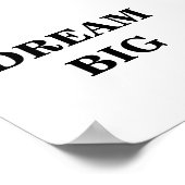 Dream Big Minimalist Poster (Hoek)