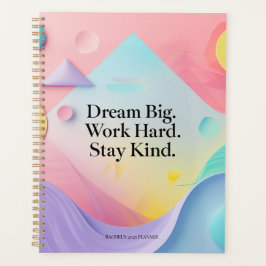 Dream Big Motivational Notebook – Inspirational Qu Planner