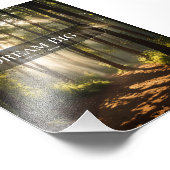 Dream Big - Motivational Wall Art Print Foto Afdruk (Hoek)