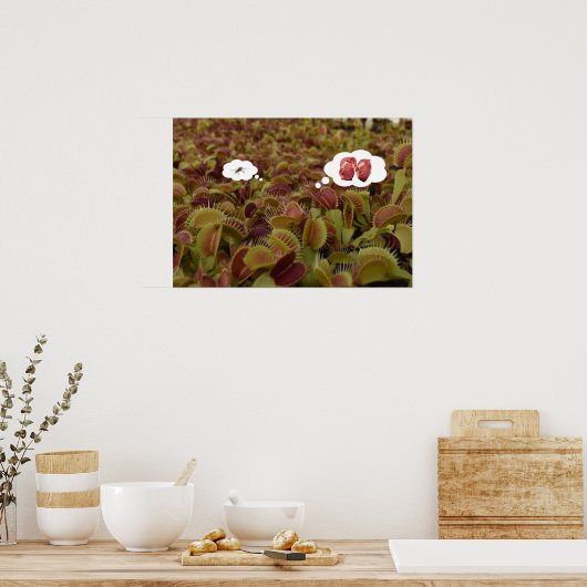 Dream Big not small. Poster (Keuken)