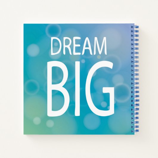 Dream Big Notitieboek (Achterkant)