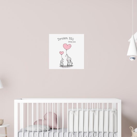 Dream Big Nursery Wall Art Poster (Kinderkamer 2)