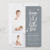 Dream big one 1e verjaardagsfoto (Voorkant)