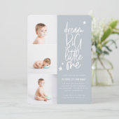 Dream big one 1e verjaardagsfoto (Staand voorkant)