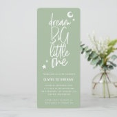 Dream big one 1e verjaardagsfoto (Staand voorkant)