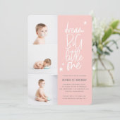 Dream big one 1e verjaardagsfoto (Staand voorkant)