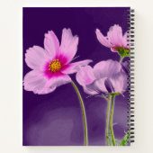 Dream Big Paars Floral Motivatie Notitieboek (Achterkant)