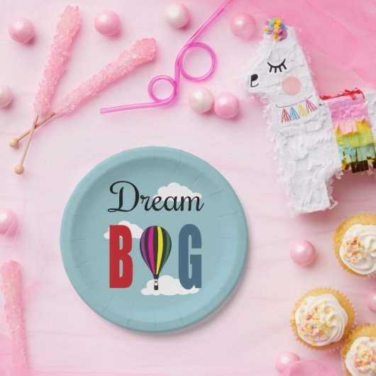 Dream big papieren bordje (Feest)