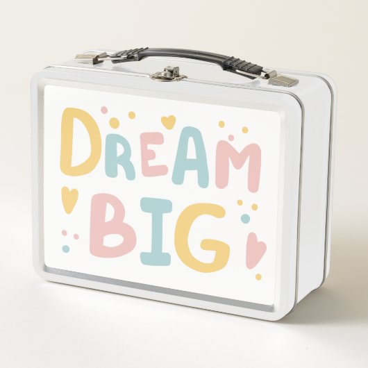 Dream Big Pastel Hearts (Voorkant)