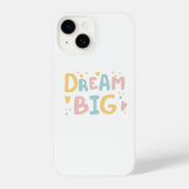 Dream Big Pastel Hearts iPhone Hoesje (Achterkant)